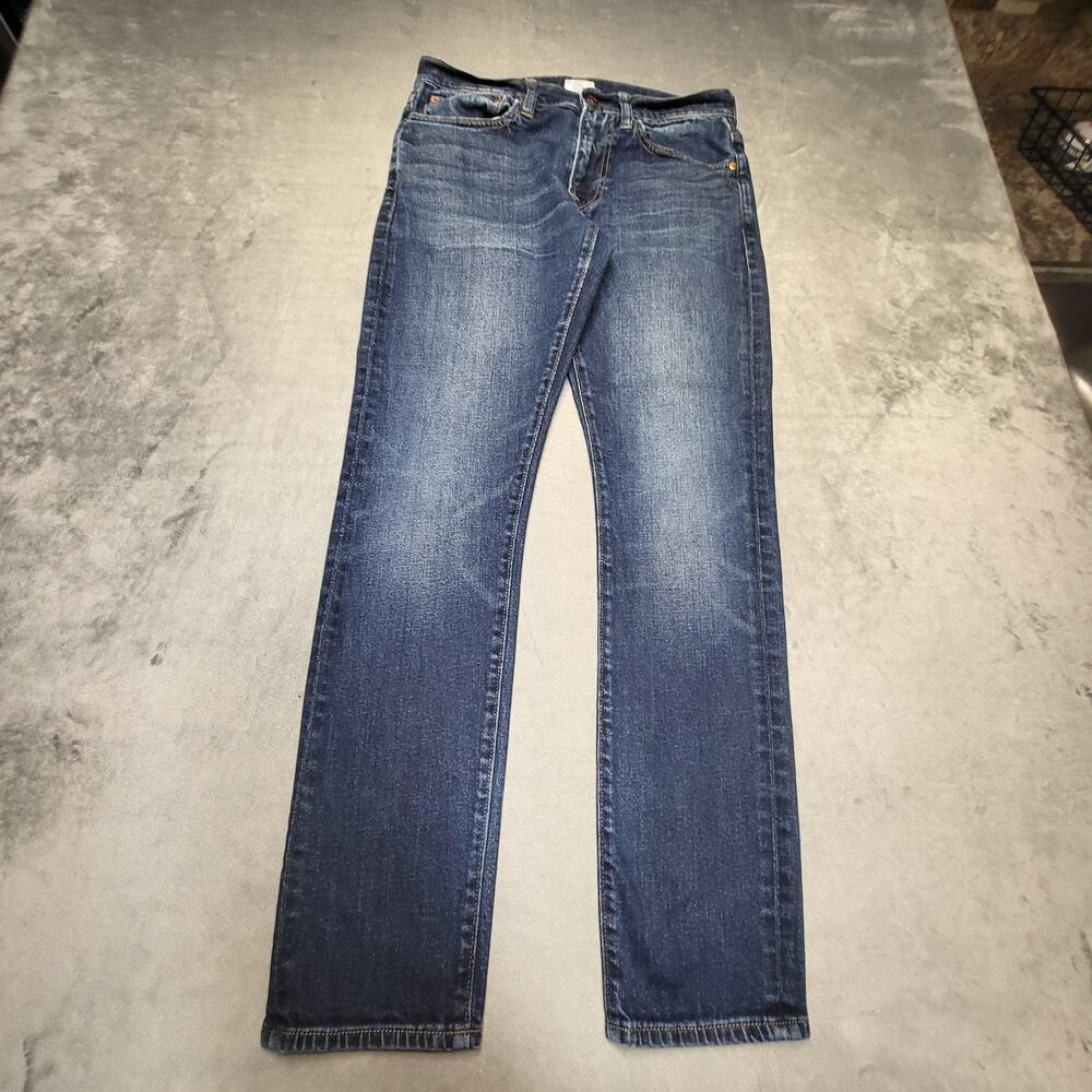 J.CREW Jeans Mens 30x30 Blue 250 Skinny Japanese Denim Stretch Kurabo Extra-Slim